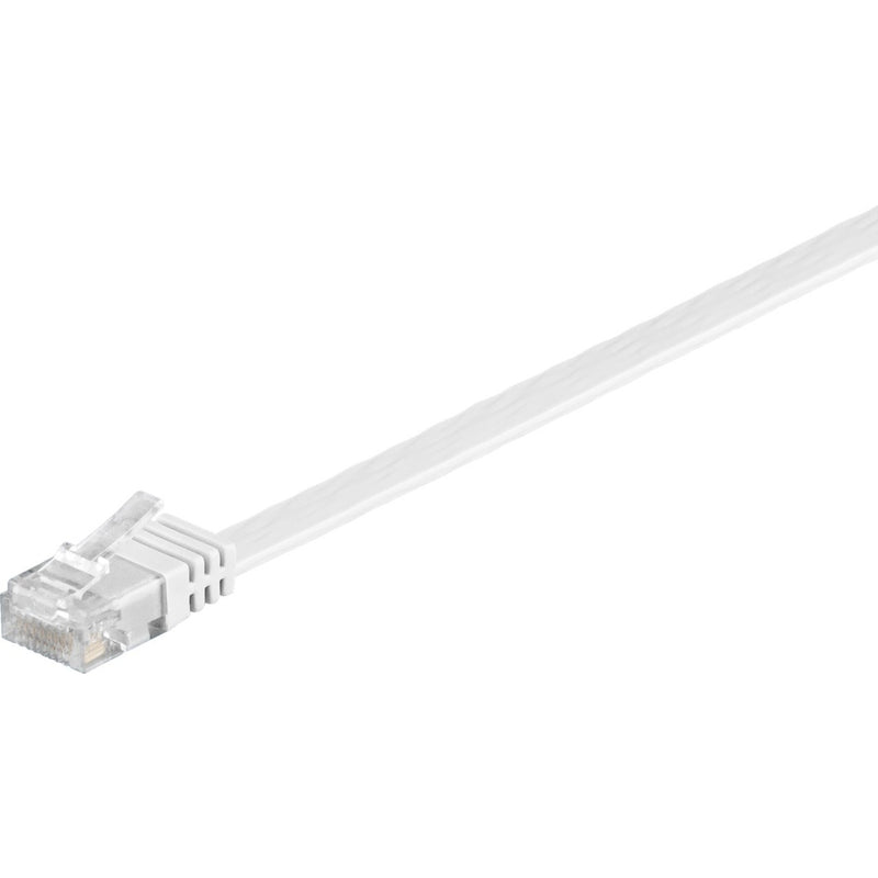 Afbeelding laden in galerijviewer, Goobay netwerkkabel rj-45 u utp met cat.5e (wit, 20 meter, platte kabel)
