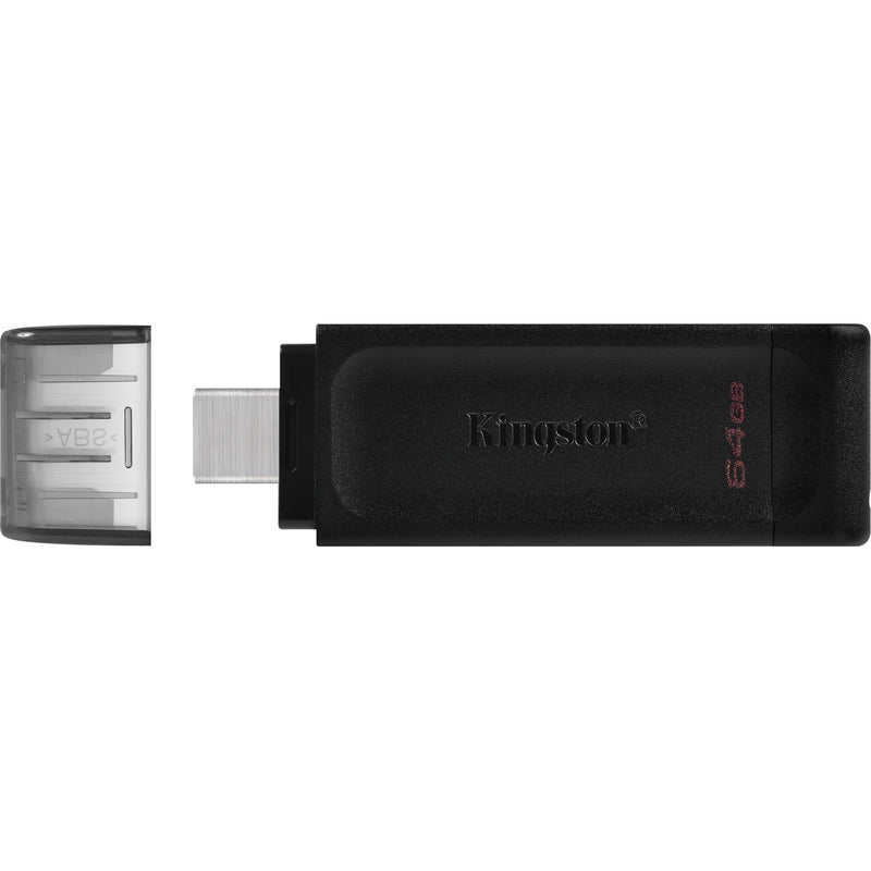 Load image into Gallery viewer, Kingston datatraveler 70 64 gb usb-stick (zwart, dt70 64gb, usb-c 3.2 gen 1)
