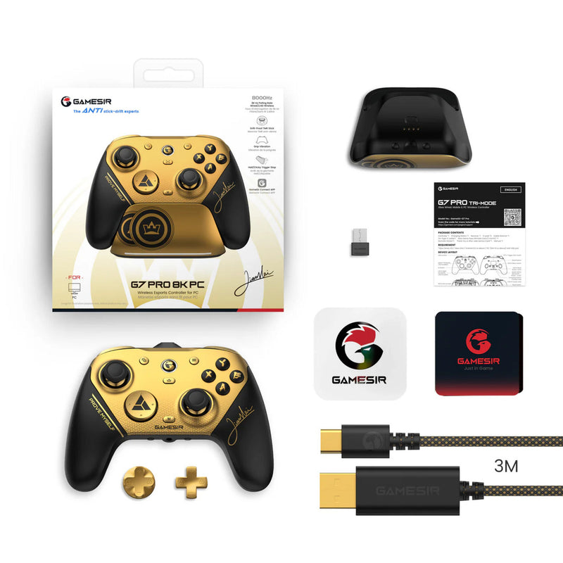 ギャラリービューアに画像をロードする, Gamesir g7 pro 8k pc - champion edition gamepad (goud zwart)
