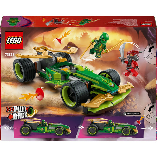 Lego ninjago - lloyds pull-back racewagen constructiespeelgoed (71828)