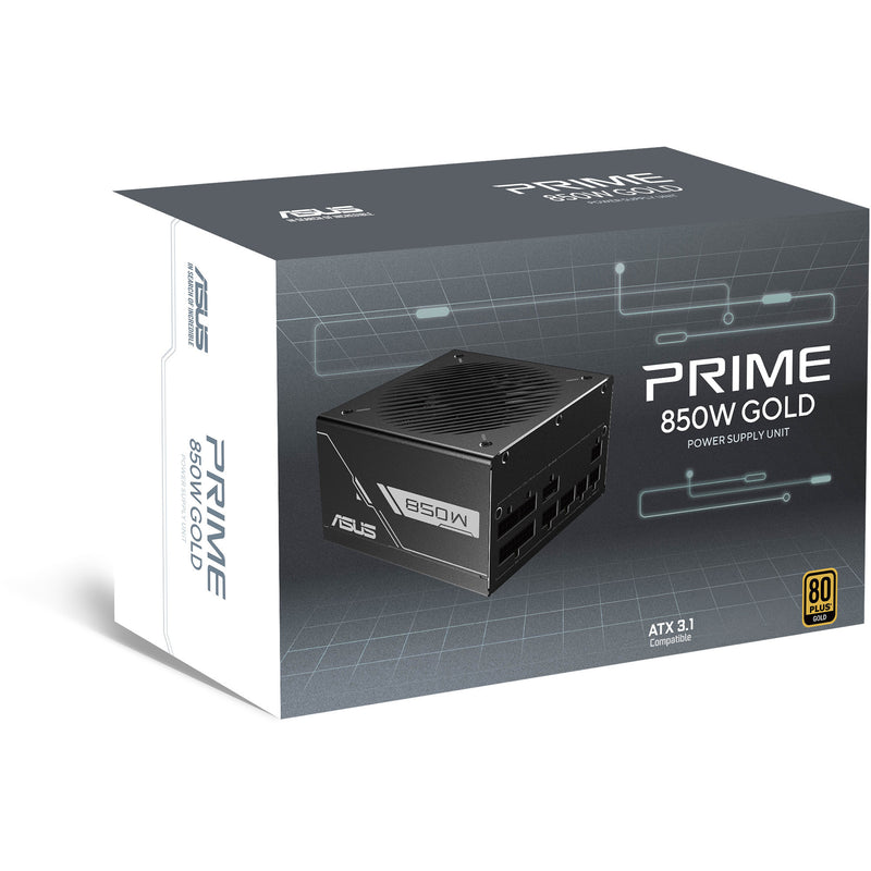 Afbeelding laden in galerijviewer, Asus prime gold black edition modulaire 850 watt voeding (zwart, 1x 12v-2x6, 3x pcie)

