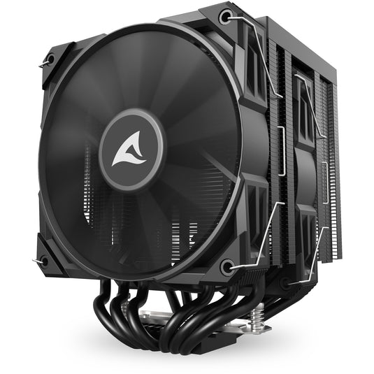 Sharkoon a60 cpu-koeler (zwart, 4-pins pwm fan-connector)