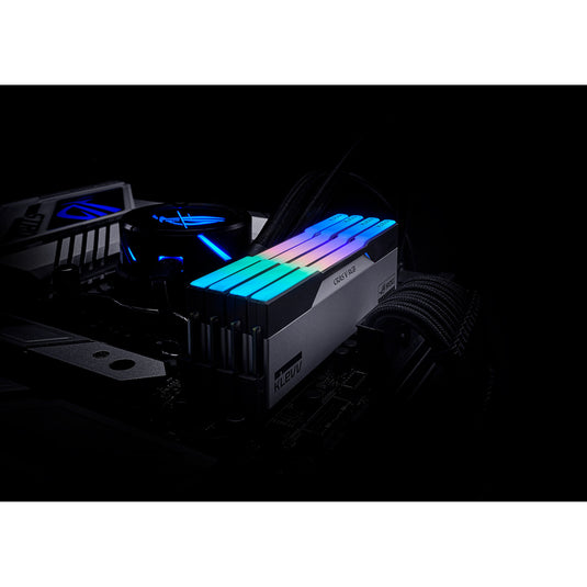 Klevv cras v rgb rog 32 gb ddr5-6200 (2x 16 gb) werkgeheugen (wit, kd5agua80-62b320p, xmp, expo)