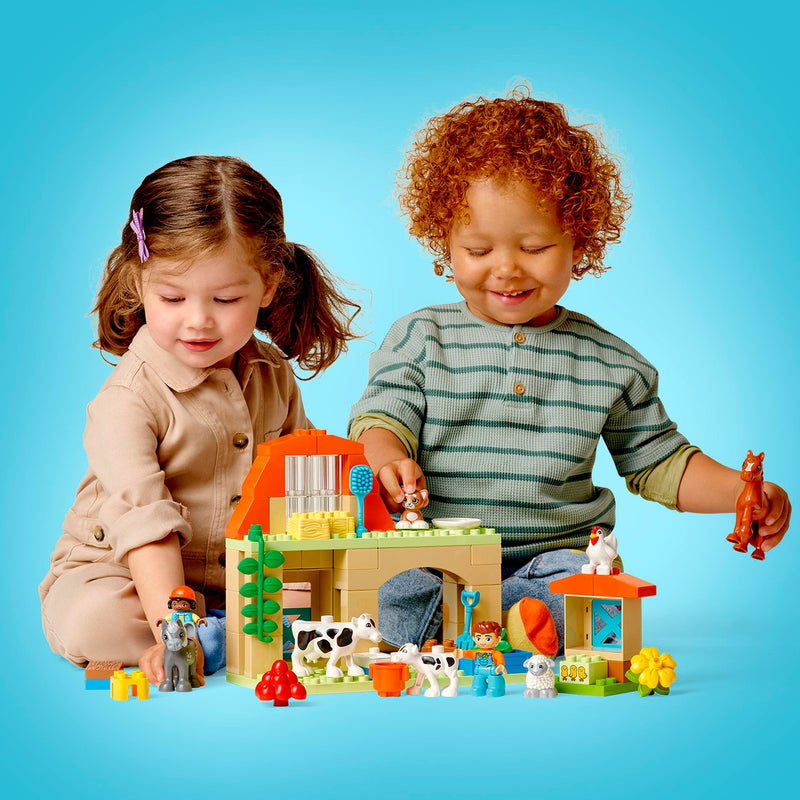 Load image into Gallery viewer, Lego duplo town 10416 dieren verzorgen op de boerderij
