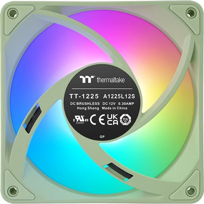 Load image into Gallery viewer, Thermaltake ct120 ex reverse argb sync pc cooling fan matcha green (3-fan pack) case fans (lichtgroen, 3 stuks, 120 x 120 x 25 mm, pwm)
