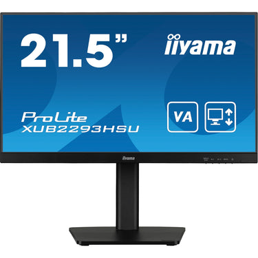Iiyama prolite xub2293hsu-b7 21.5 monitor (zwart, hdmi, displayport, 2x usb-a, usb-b)