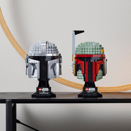 Lego star wars the mandalorian helmset voor volwassenen - 75328