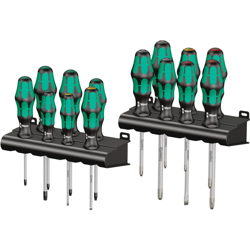 Load image into Gallery viewer, Wera kraftform big pack 300 schroevendraaier (zwart groen, 14-delig)
