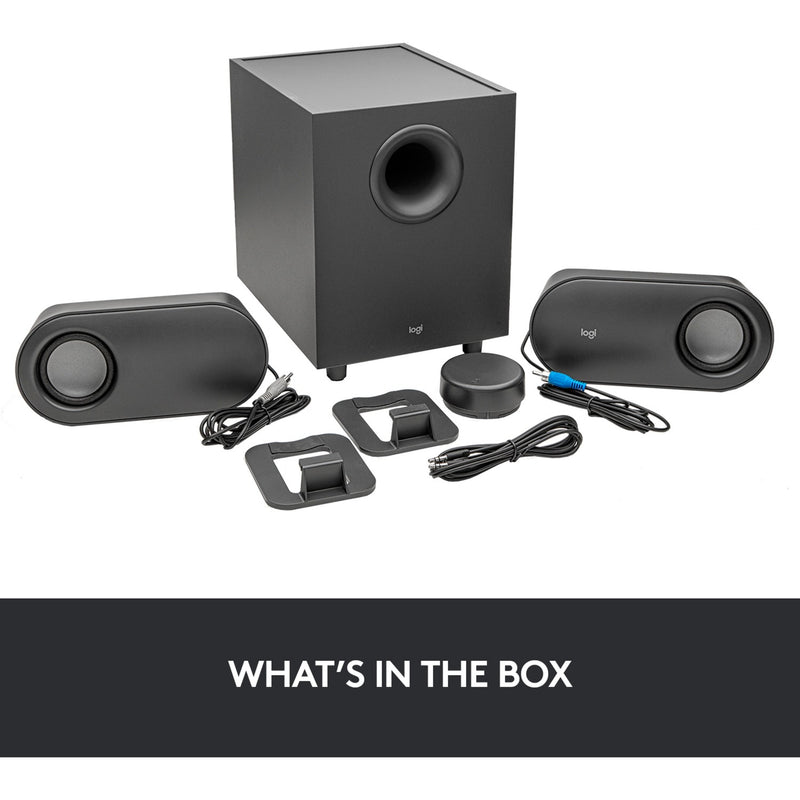 Load image into Gallery viewer, Logitech z407 bluetooth pc-luidspreker (zwart, bluetooth)
