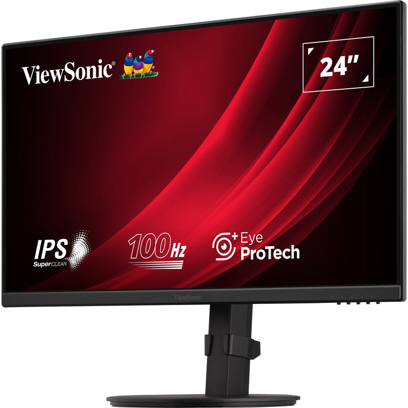 Load image into Gallery viewer, Viewsonic va2408-hdj ergonomische monitor 23.8 (zwart (mat), 1x hdmi, 1x display port, vga, 100 hz)
