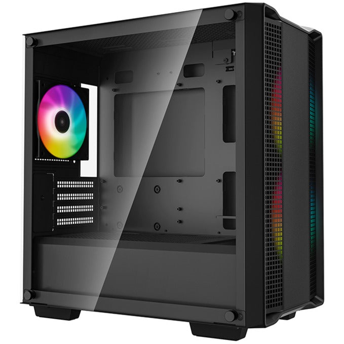 Load image into Gallery viewer, Deepcool cc360 argb mini tower behuizing (zwart | 2x usb-a | rgb | window)
