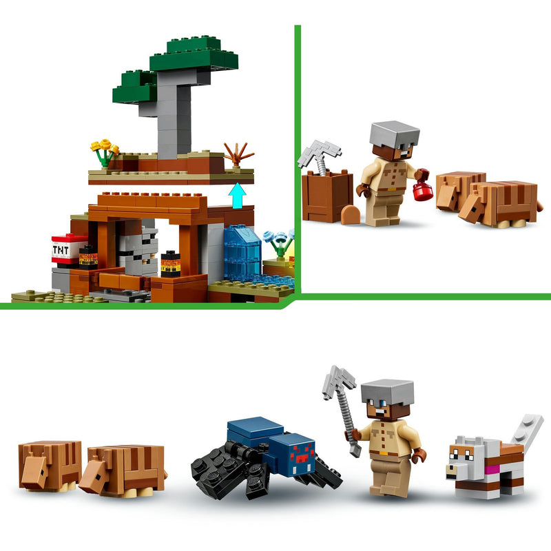 Load image into Gallery viewer, Lego minecraft 21269 de gordeldieren bij de mijn
