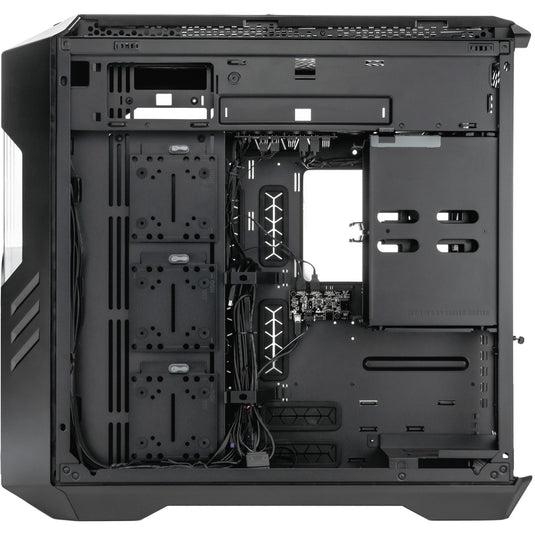 Cooler master haf 700 evo big tower behuizing (grijs | 4x usb-a | 1x usb-c | rgb | tempered glass)