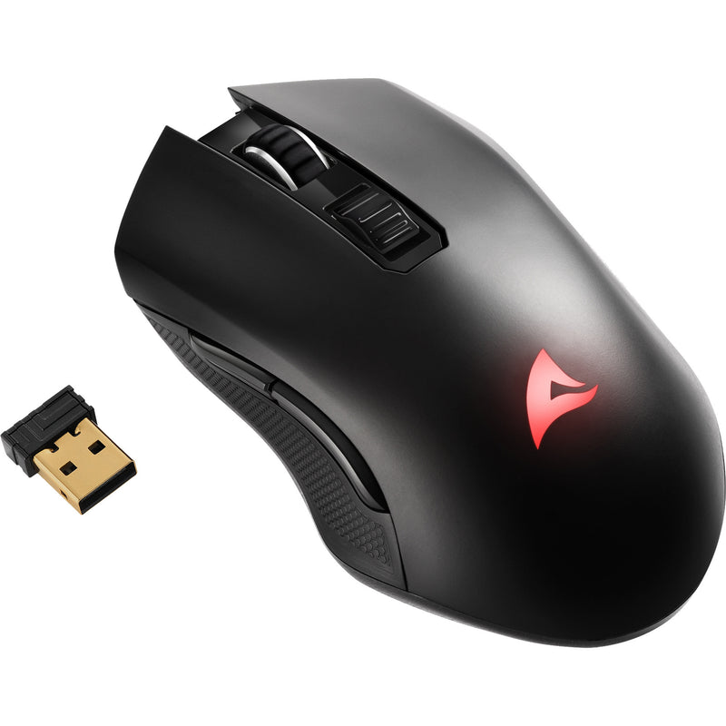 Load image into Gallery viewer, Sharkoon skiller sgm30w gaming muis (zwart, 600 - 6000 dpi, rgb, 2.4 ghz usb)
