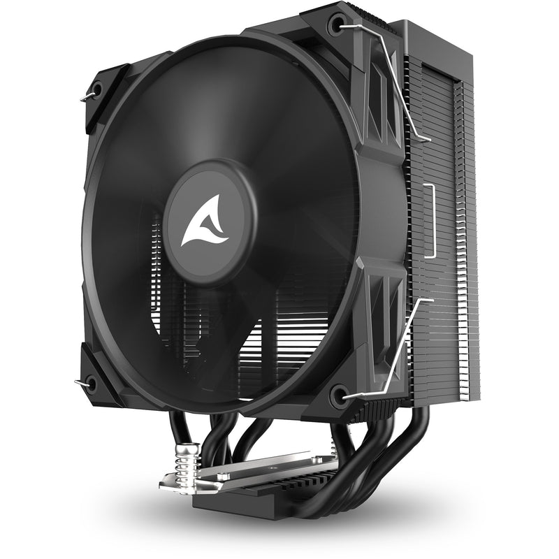 Load image into Gallery viewer, Sharkoon a50 cpu-koeler (zwart, 4-pins pwm fan-connector)
