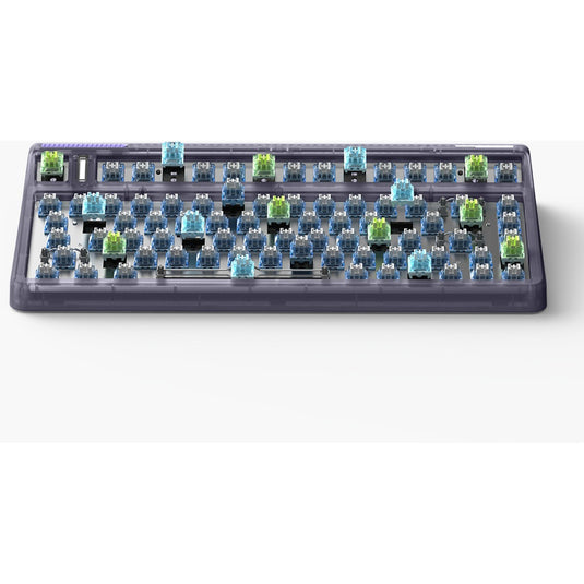 Iqunix og80 lavandin wireless mechanical keyboard (lavendel, us lay-out (qwerty), cherry mx red, 80% (tkl), hot-swappable, pbt, 2.4ghz | bluetooth 5.1 | usb-c)