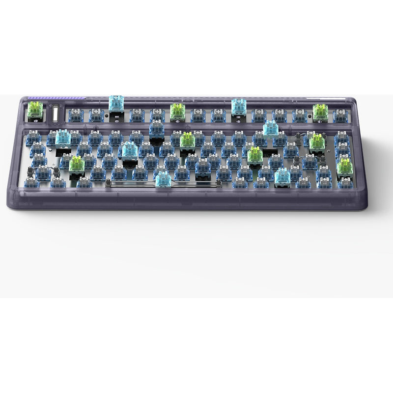 Load image into Gallery viewer, Iqunix og80 lavandin wireless mechanical keyboard, gaming toetsenbord (lavendel, us lay-out, cherry mx red, 80% (tkl), hot-swappable, pbt, 2.4ghz | bluetooth 5.1 | usb-c)

