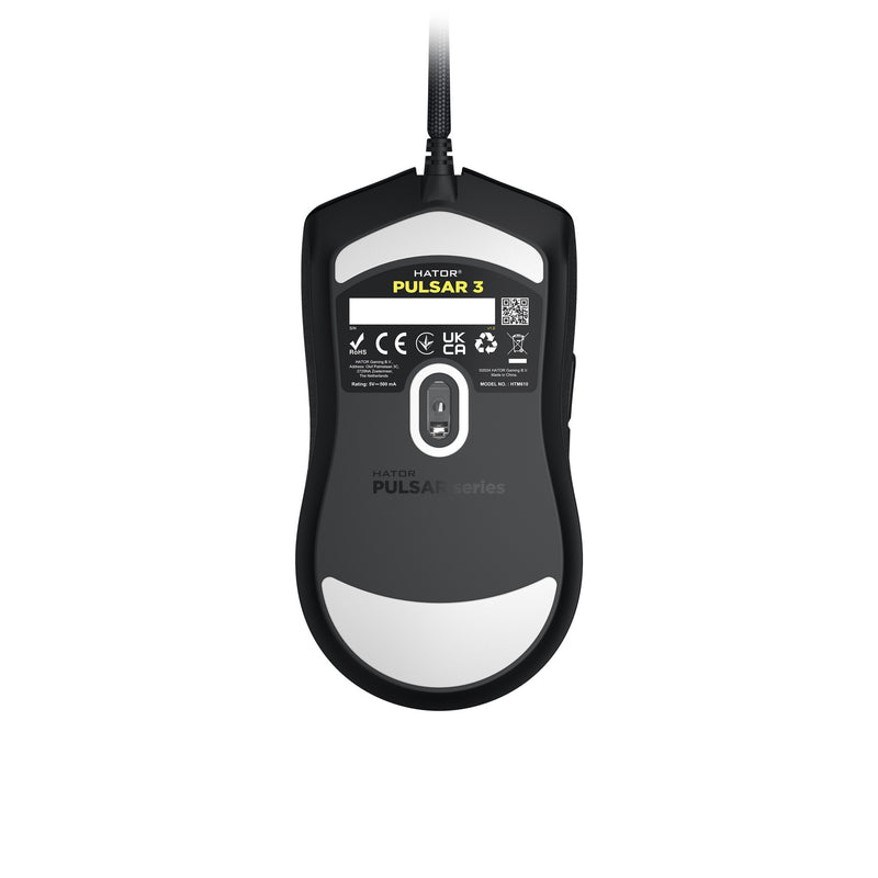 Chargez l'image dans la visionneuse de la galerie, Hator pulsar 3 gaming muis (zwart, 400 - 12.000 dpi, rgb)
