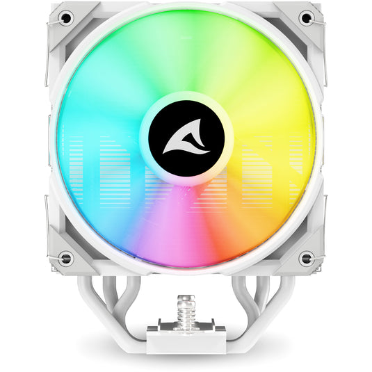 Sharkoon a50 rgb cpu-koeler (wit, 4-pins pwm fan-connector)