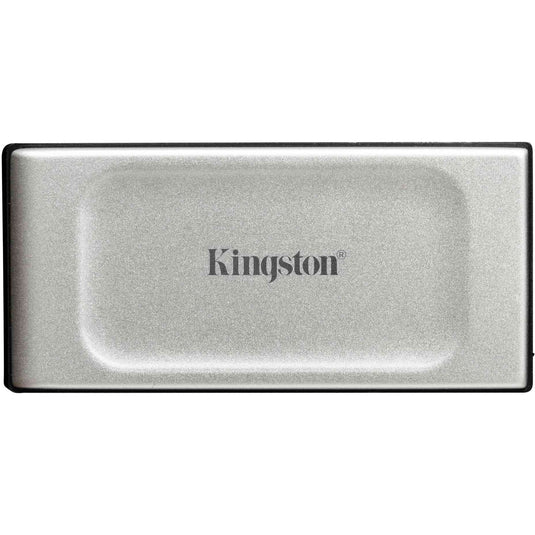 Kingston xs2000 portable 1 tb externe ssd (zilver zwart, sxs2000 1000g, usb-c 3.2 (20 gbit s))