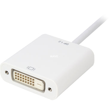 Sharkoon displayport 1.2 > dvi24+1 kabel (wit, 0,15 meter)