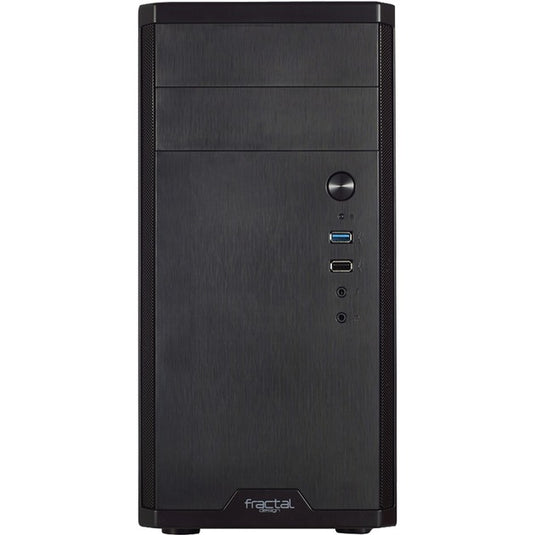 Fractal design core 1100 mini tower behuizing (zwart | 2x usb-a)