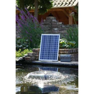 Ubbink solarmax 1000 accu pomp (zwart, incl. solarpaneel, pomp en accu)