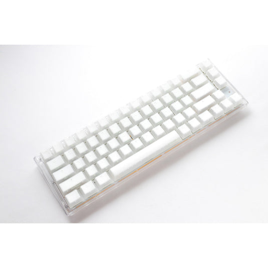 Ducky one 3 sf aura white, toetsenbord (wit, us lay-out, cherry mx brown, 65%, abs double shot, hot swap)