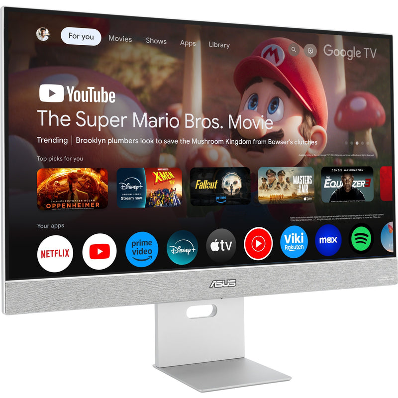 Load image into Gallery viewer, Asus zenscreen smart ms27uc 27 4k uhd monitor (grijs, displayport, hdmi, usb-c, audio, wlan, android 11)
