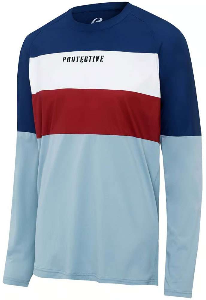 Load image into Gallery viewer, Protective six was nine - mtb long sleeve jersey
