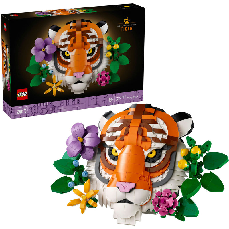 Load image into Gallery viewer, Lego art 31217 de faunacollectie tijger
