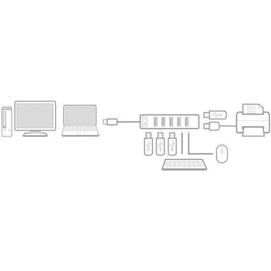 Act usb-hub ac6215 zwart