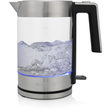 Princess 236041 glass kettle london waterkoker (roestvrij staal transparant, 1,7 l)
