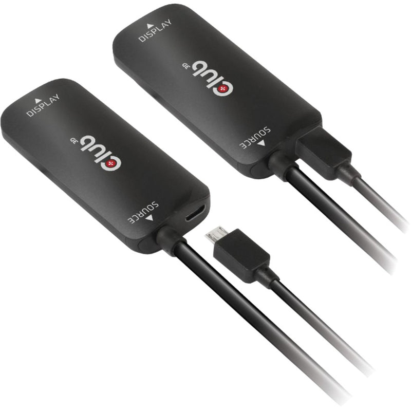 Afbeelding laden in galerijviewer, Club 3d hdmi + micro-usb naar usb-c adapter (zwart)
