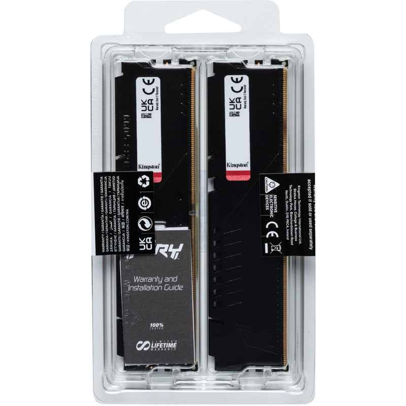 Chargez l'image dans la visionneuse de la galerie, Kingston fury beast 32 gb ddr5-5600 (2x 16 gb) werkgeheugen (zwart, kf556c36bbek2-32, xmp 3.0, expo)
