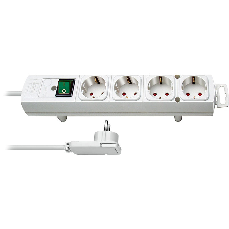 Load image into Gallery viewer, Brennenstuhl comfort line plus stekkerdoos 4-voudig stekkerdoos (wit, 2 meter)
