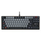 Cherry kc 500 mx lp tkl mechanisch toetsenbord (zwart, us lay-out (qwerty), mx low profile 2.0 ivory, 80% (tkl), white leds, pbt keycaps)