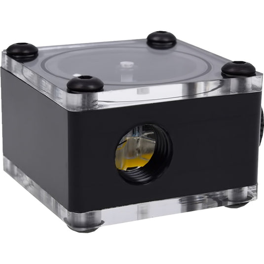 Alphacool eisflügel doorstroomindicator g1 4 square doorstroommeter (zwart)