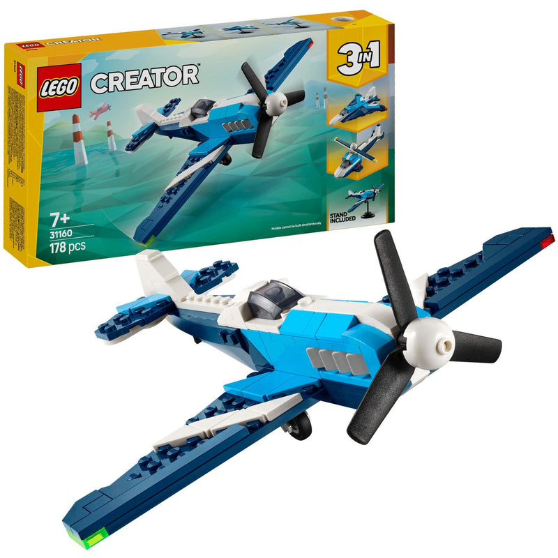 Load image into Gallery viewer, Lego creator 3-in-1 - luchtvaart: racevliegtuig constructiespeelgoed (31160)
