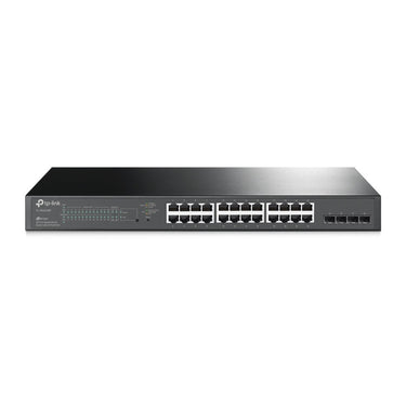 Tp-link omada sg2428p jetstream 28-poorts gigabit smart-switch (zwart, 24x poe+)