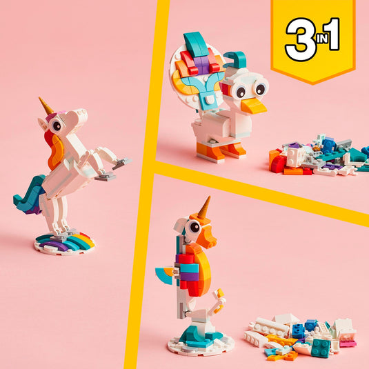 Lego creator 31140 3in1 magische eenhoorn