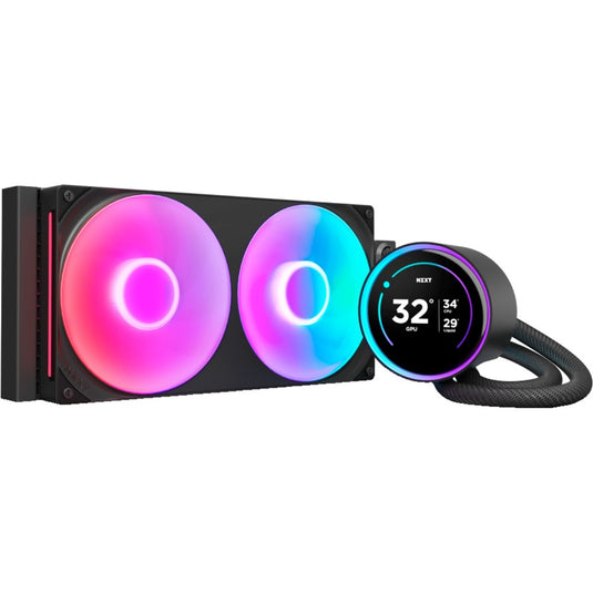 Nzxt kraken elite 280 rgb waterkoeling (zwart)