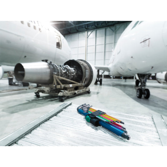 Wera 950 spkl 9 sm n multicolour stiftsleutelset, metrisch, blacklaser, 9 -delig - 1 stuk(s) - 05073593001