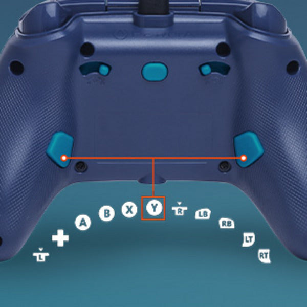 Afbeelding laden in galerijviewer, Powera advantage controller met kabel voor de xbox series x|s - watergolf (azuurblauw, xbox series x|s, xbox one, pc)
