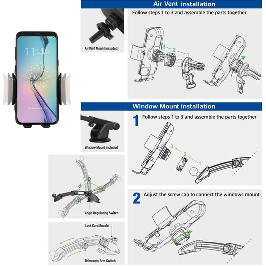 Act smartphonehouder ac9010 zwart