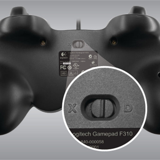 Logitech gamepad f310 (donkerblauw zwart)