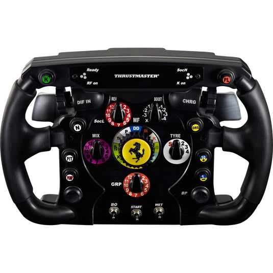 Thrustmaster ferrari f1 wheel add-on stuur add-on (zwart zilver, pc, playstation 3, playstation 4, xbox one)