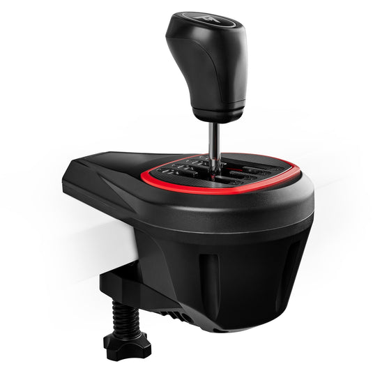 Thrustmaster th8s add-on gaming shifter (zwart rood, pc, playstation 4, playstation 5, xbox series x|s, xbox one)