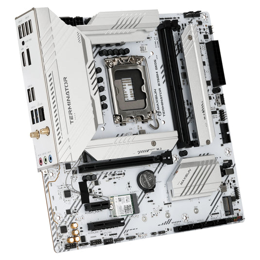 Maxsun ms-terminator b760m gkd5 ice socket 1700 moederbord (zwart, raid, 2.5 gb-lan, sound, µatx)