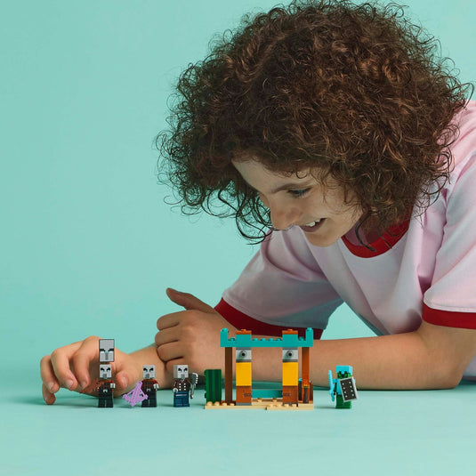 Lego minecraft de illagers in de woestijn gamingset voor kinderen - 21267